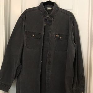 Carhartt men’s long sleeve button down shirt